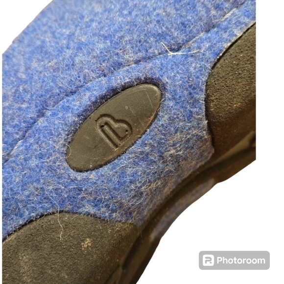Berkemann Blue Lauren Felt Clog Size 7 - Picture 6 of 8